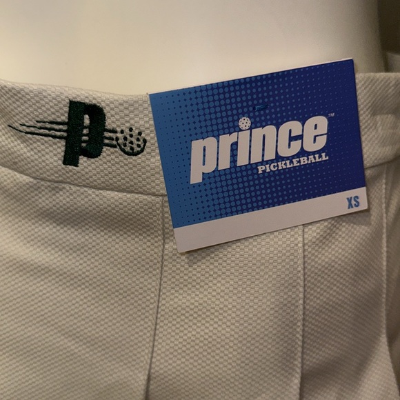 Prince x Target pickleball collection cream green pleated mini skirt XS S M - Picture 5 of 11